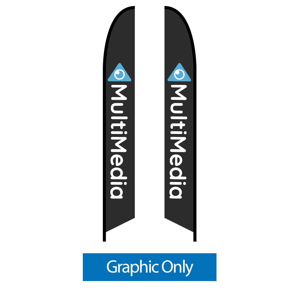 17 ft. X-Large Falcon® Flag — Double Sided Graphic Only